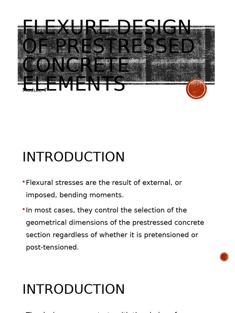 Prestressed Concrete Flexure Design Guide | PDF | Beam (Structure ...