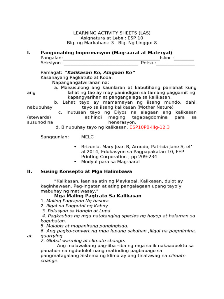 Esp 10 Las | PDF