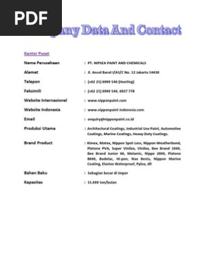 Profil Perusahaan