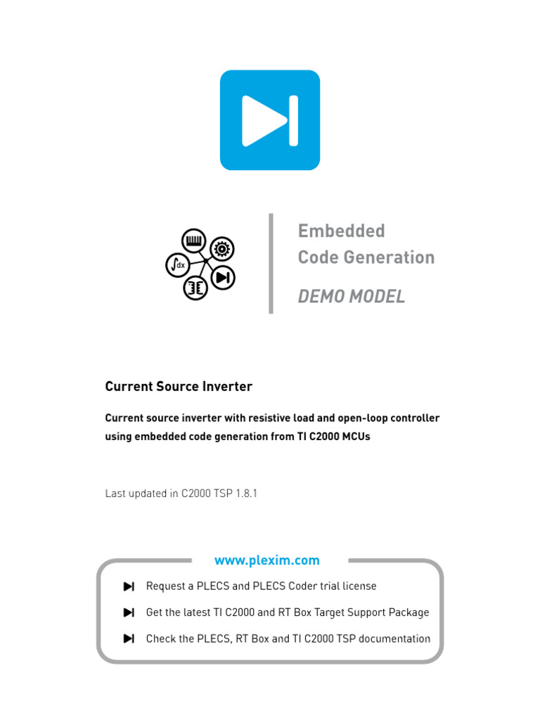 Current Source Inverter Model with PLECS | PDF | Power Inverter | Power ...