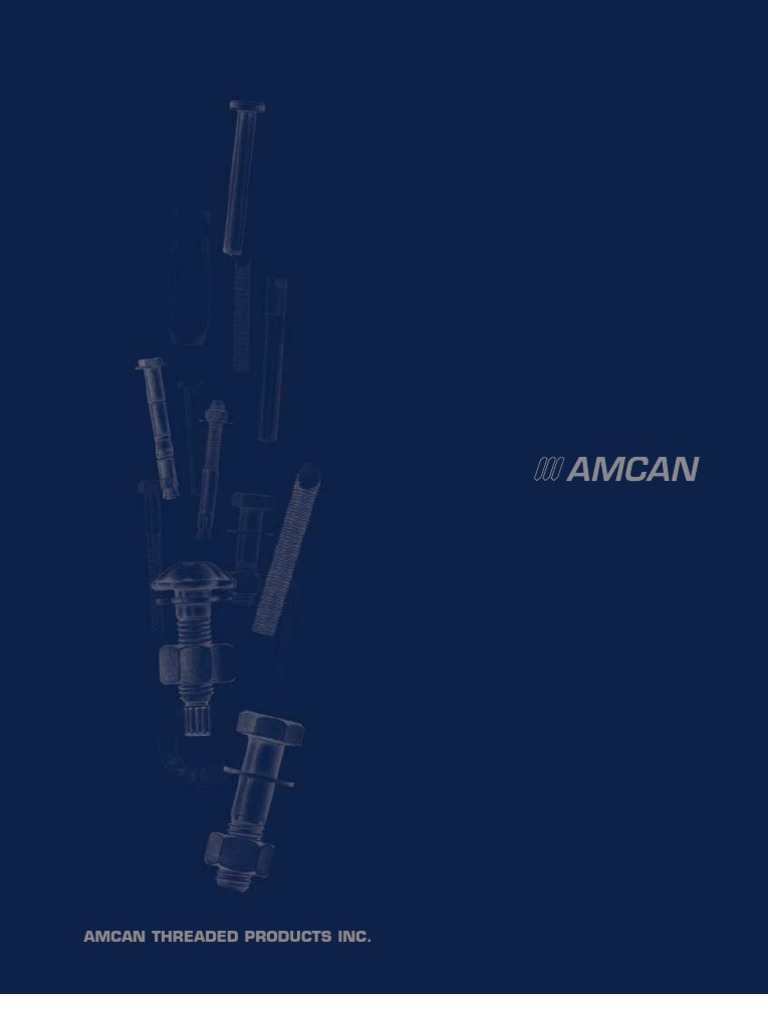 Amcan Structural Bolt Catalog | PDF | Screw | Nut (Hardware)