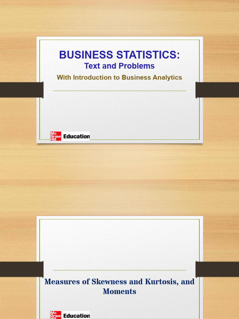 Understanding Skewness and Kurtosis | PDF | Skewness | Mathematical ...