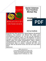 Daniel Goleman Paul Kaufman Michael Ray Kreativitat Entdecken 1997