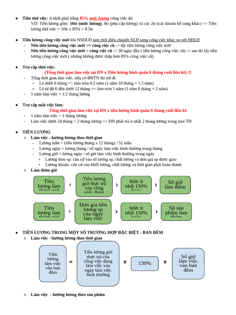 Công TH C Tính - T NG H P | PDF
