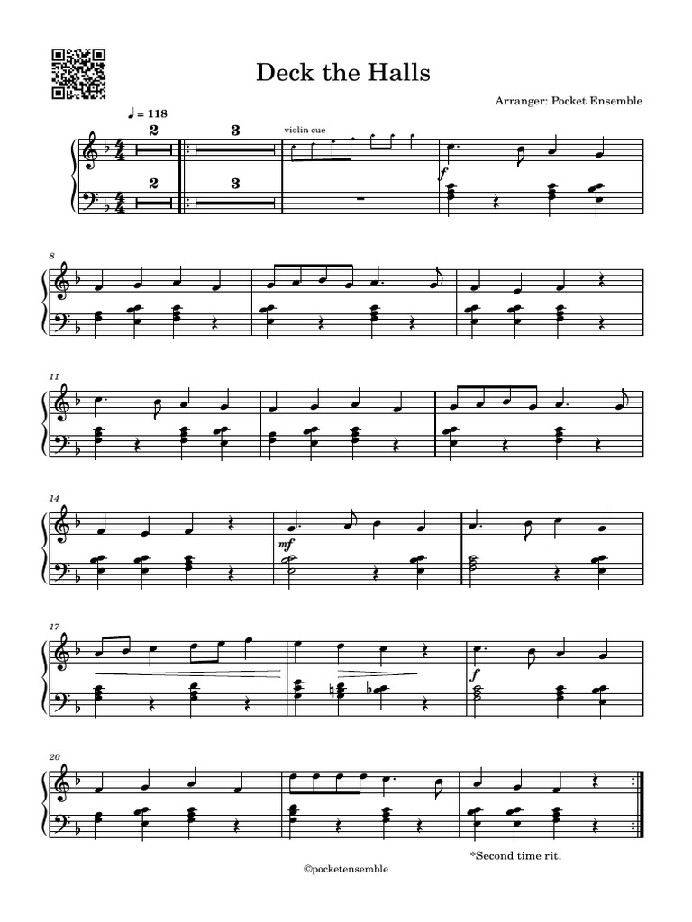Deck The Halls | PDF