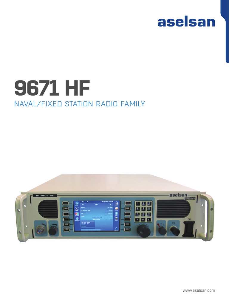 9671 HF Naval Radio Specifications | PDF | High Frequency | Radio
