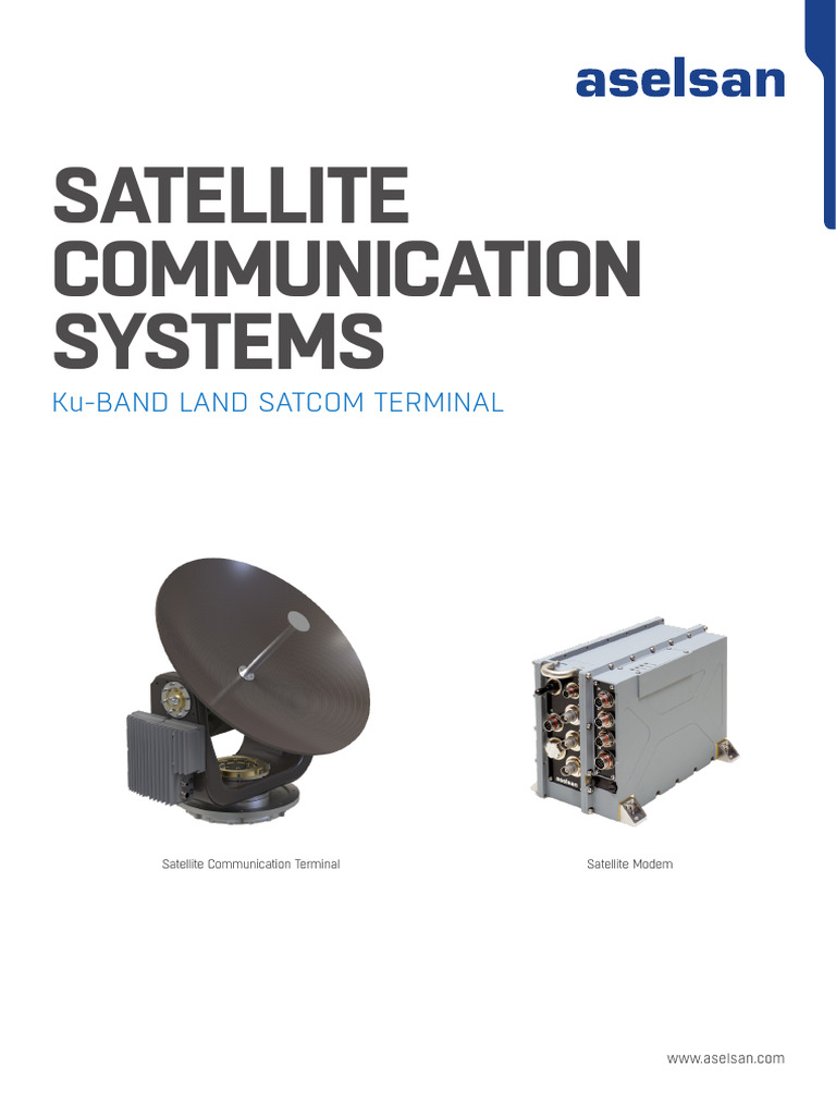 Ku-Band Land SATCOM Terminal Specs | PDF | Information And ...