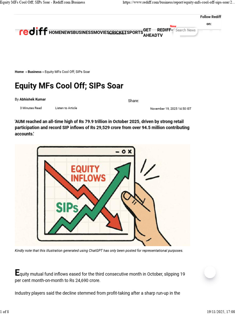 Equity MFs Cool Off SIPs Soar - Rediff - Com Business | PDF | Exchange ...