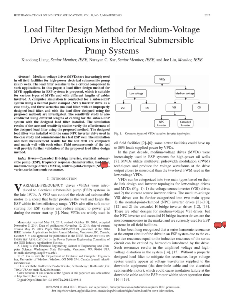 Load Filter Design for Medium-Voltage Drives | PDF | Power Inverter ...