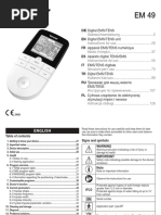 EMS Electrode Placement Guide | PDF