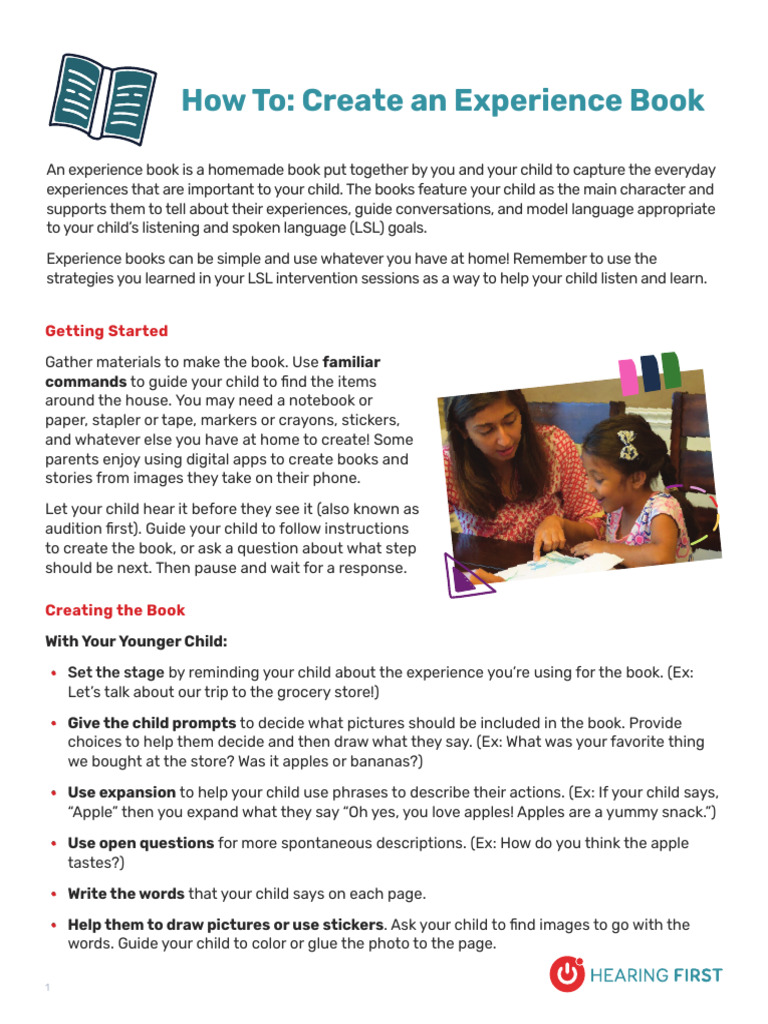 How To Create Experience Book Handout | PDF | Cognitive Science ...