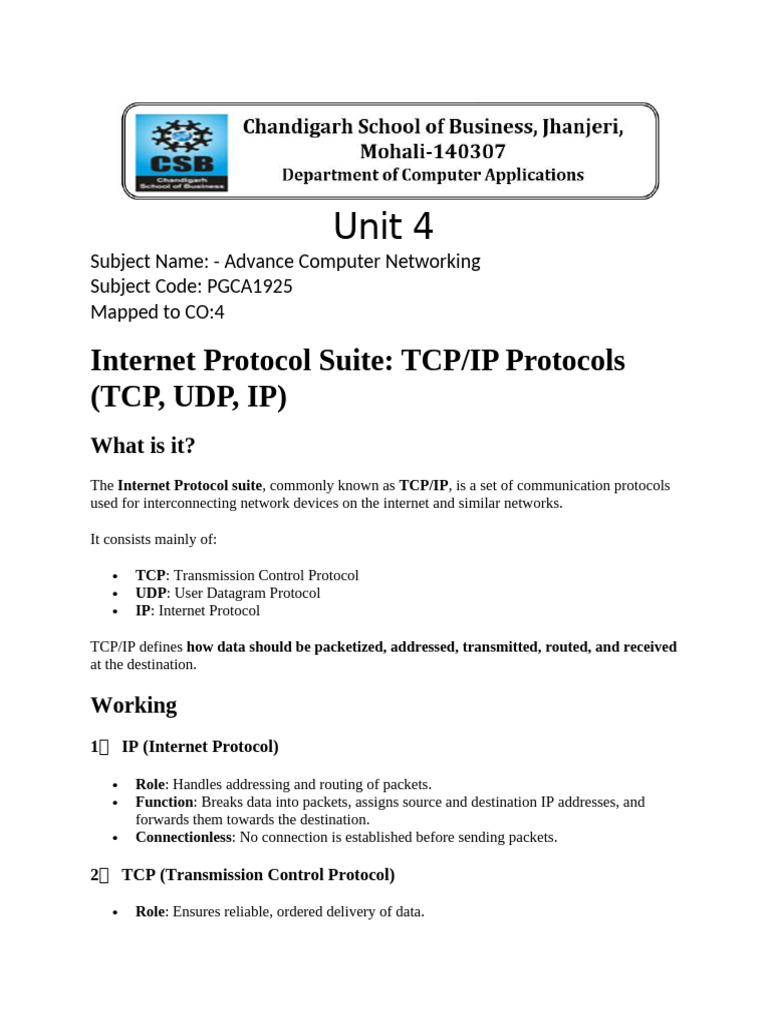 TCP/IP Protocols and Network Security Overview | PDF | Domain Name ...