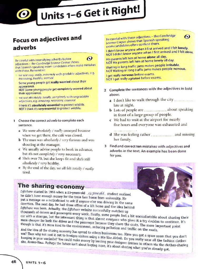 Units 1-6. Get It Right! | PDF