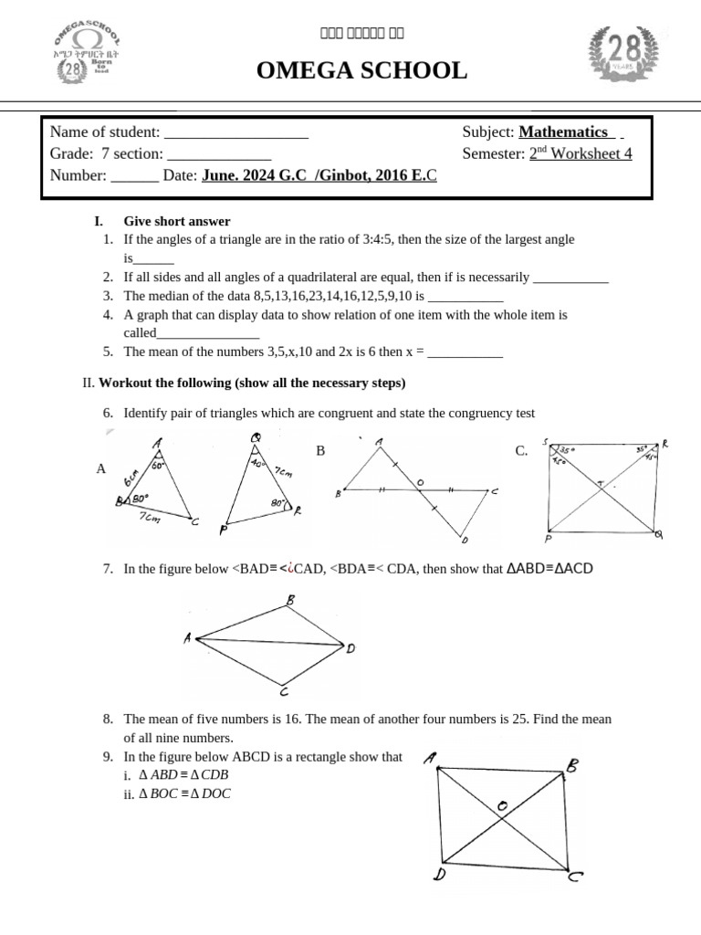 Maths 7 | PDF | Euclidean Geometry