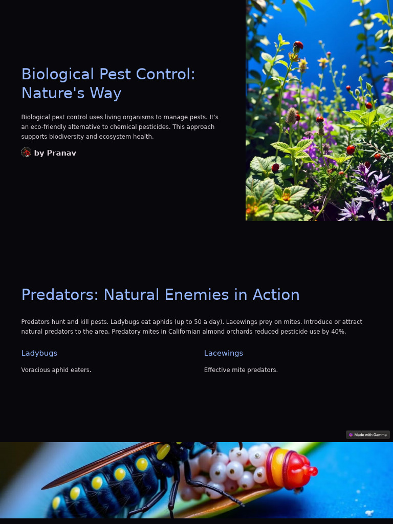 Biological Pest Control Natures Way | PDF