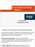 Presentation On Foreign Exchange Market: Presented By: Sharanabaswa Patil