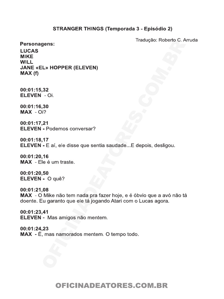 StrangerThings Parte1 | PDF