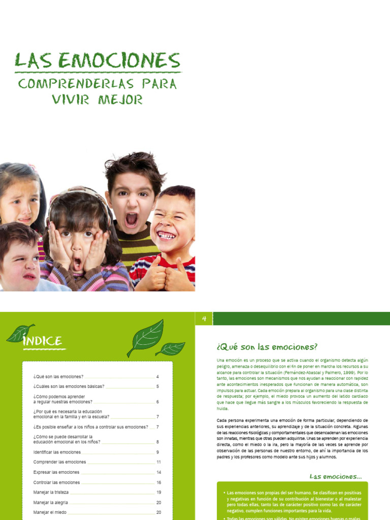 Educación Emocional para Niños | PDF | Las emociones | Aprendizaje