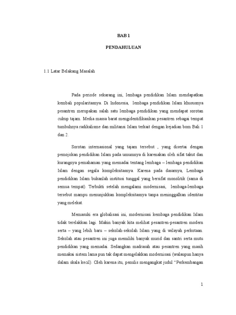 Makalah Lembaga Pendidikan Islam Di Malang