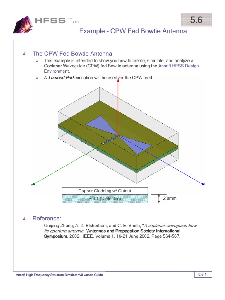 HFSS Antenna Design Guide | PDF | Menu (Computing) | Button (Computing)