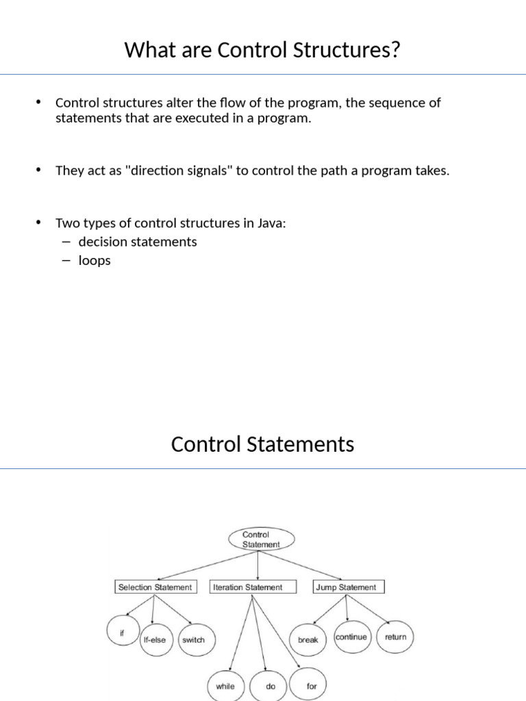 Java Control Structures Explained | PDF | Control Flow | Mathematical Logic