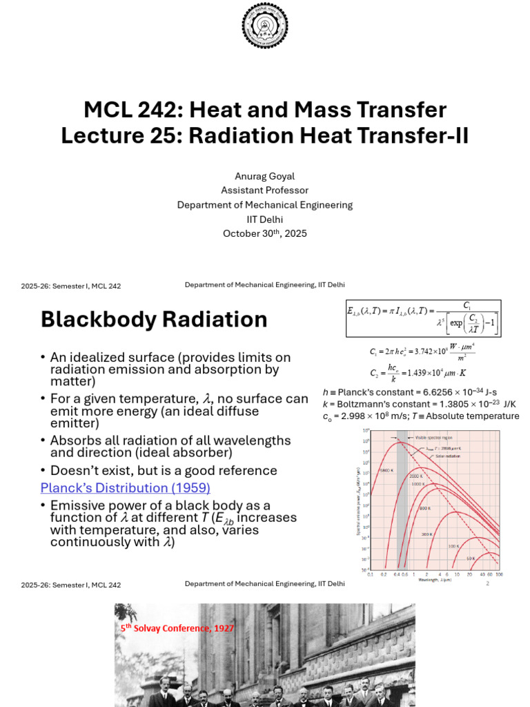 Radiation Heat Transfer Concepts | PDF | Physical Phenomena | Applied ...