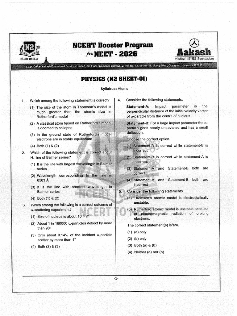 N2 Sheets | PDF
