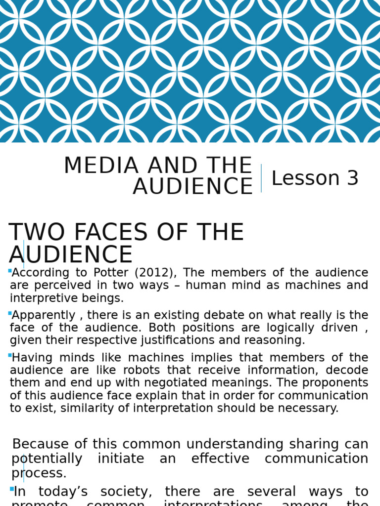 Understanding Audience Perception in Media | PDF | Attitude (Psychology ...
