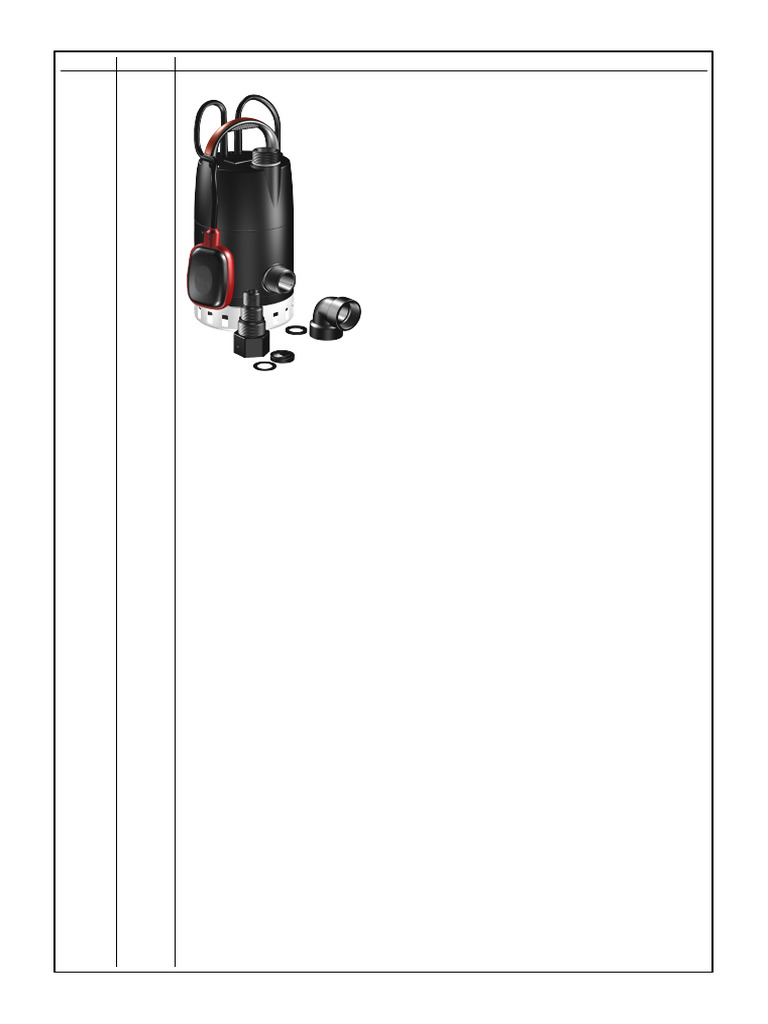 Pompe submersible Unilift CC7 - A1 | PDF | Pompe | Eau