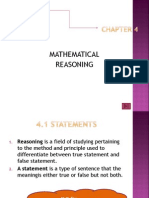 MATHEMATICAL REASONING