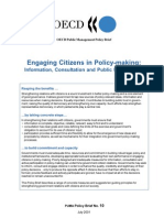 OECD Engaging Citizens in Policy-Making July 2001