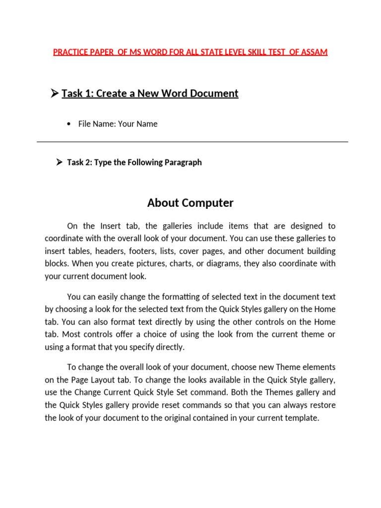 Question Paper 2 | PDF