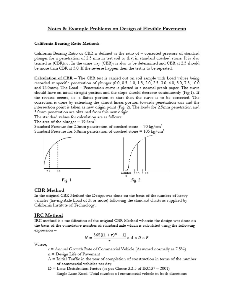 Flexible Pavement Design | PDF