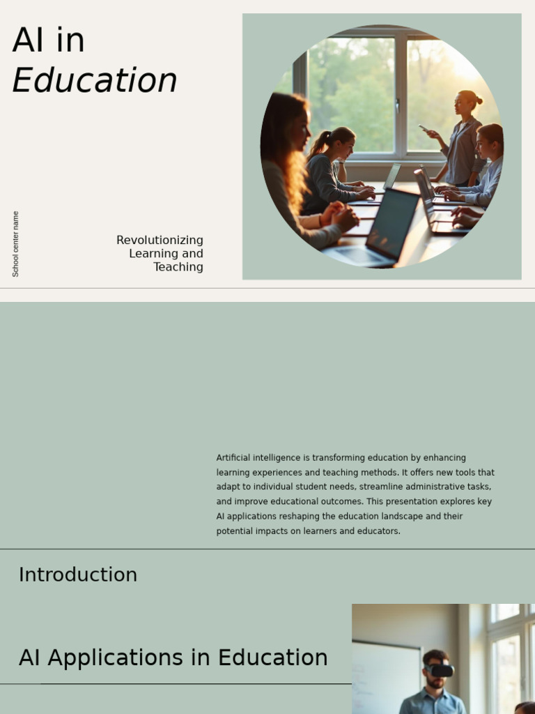 AI Transforming Education: Key Insights | PDF | Artificial Intelligence ...