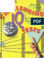Challenging IQ Tests