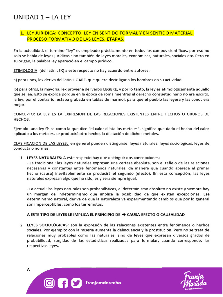 Conceptos Clave de la Ley Jurídica | PDF | Judicaturas | Caso de ley