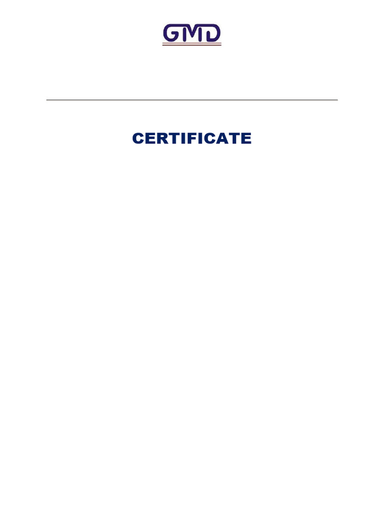 Experience Certificate PDF | PDF
