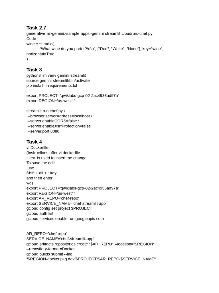 Deploy Streamlit App on Google Cloud | PDF