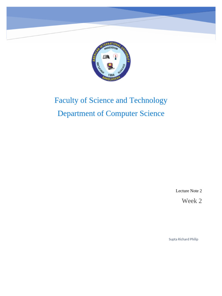 WT Lecture Notes 02 | PDF | Php | Control Flow