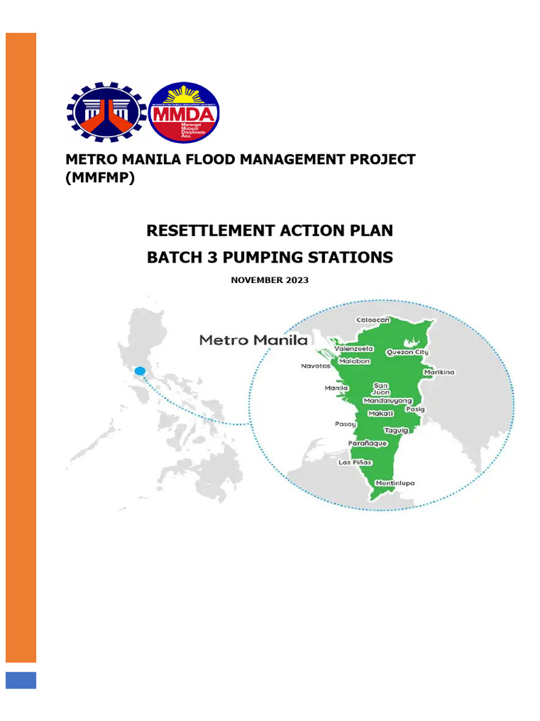 Metro Manila Flood Management RAP | PDF | Flood | Pumping Station