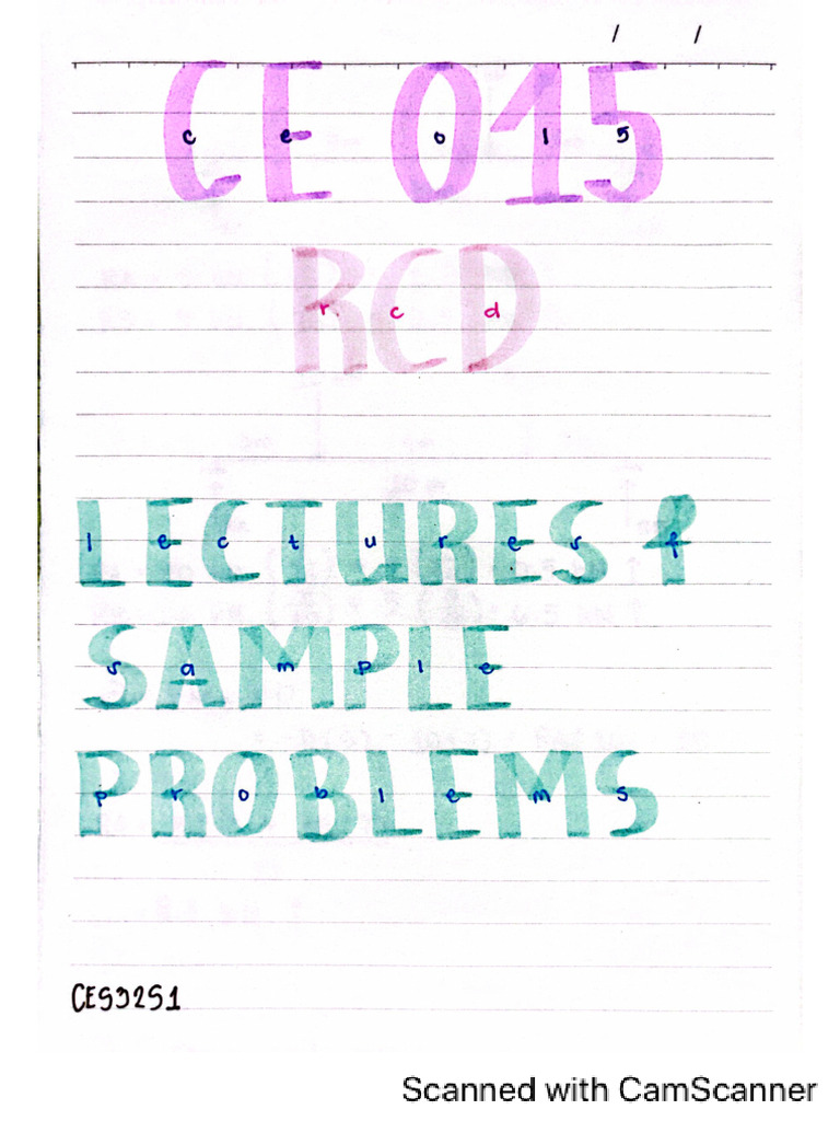 RCD Notes | PDF