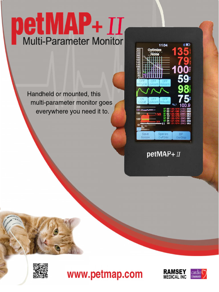 Portable Multi-Parameter Vet Monitor | PDF | Electromagnetic ...