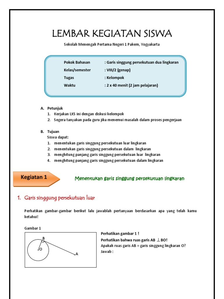 Download 7200 Koleksi Gambar Garis Singgung Persekutuan Luar Paling Bagus Gratis