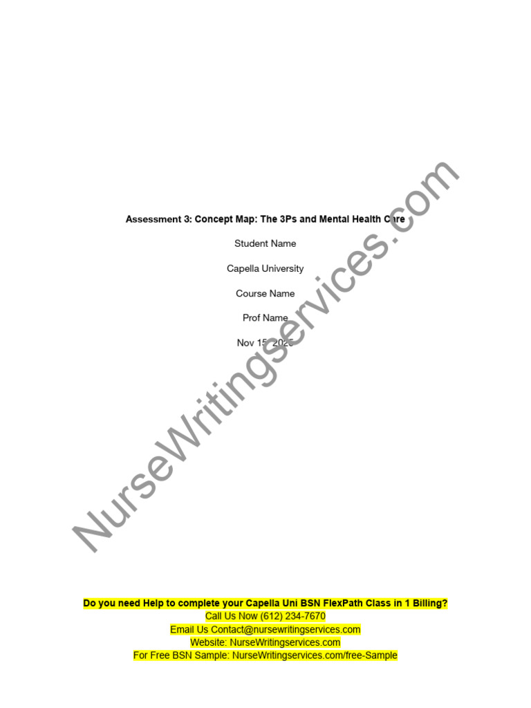 3Ps Concept Map for Major Depression | PDF | Major Depressive Disorder ...