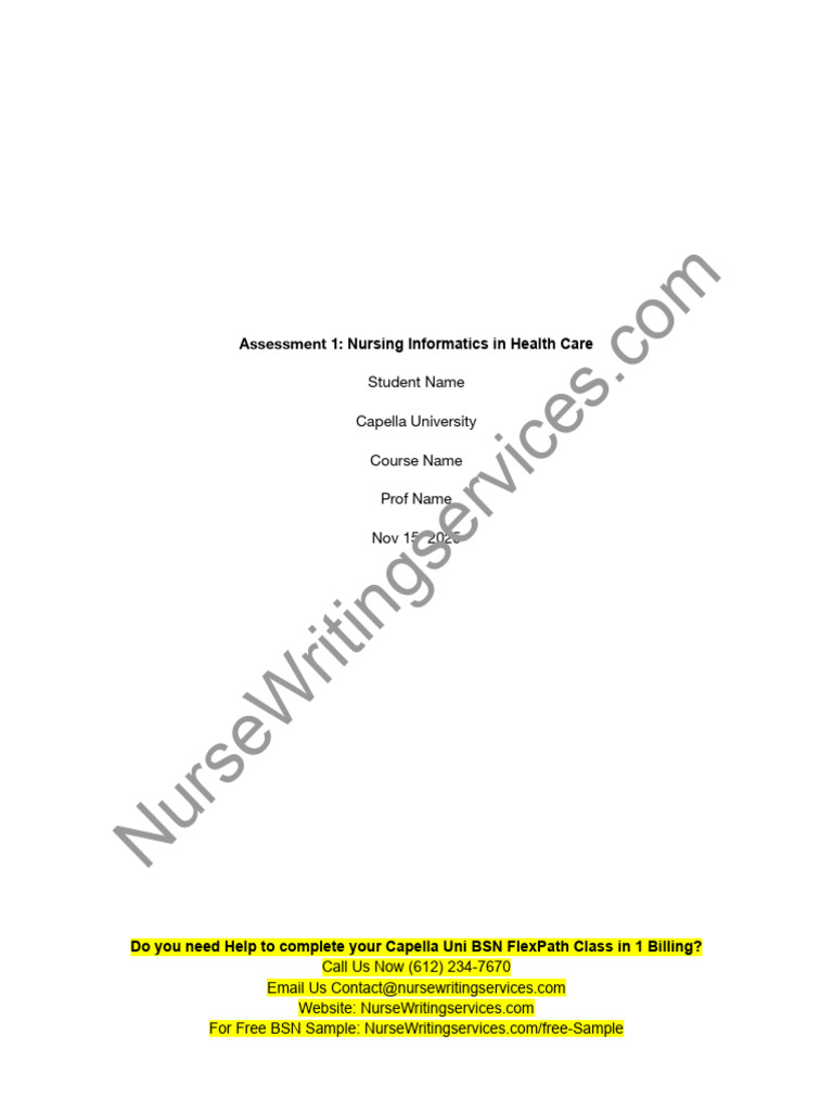 Nursing Informatics: Enhancing Patient Care | PDF | Health Informatics ...