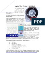Whirlybird Wind Turbine Quick Look