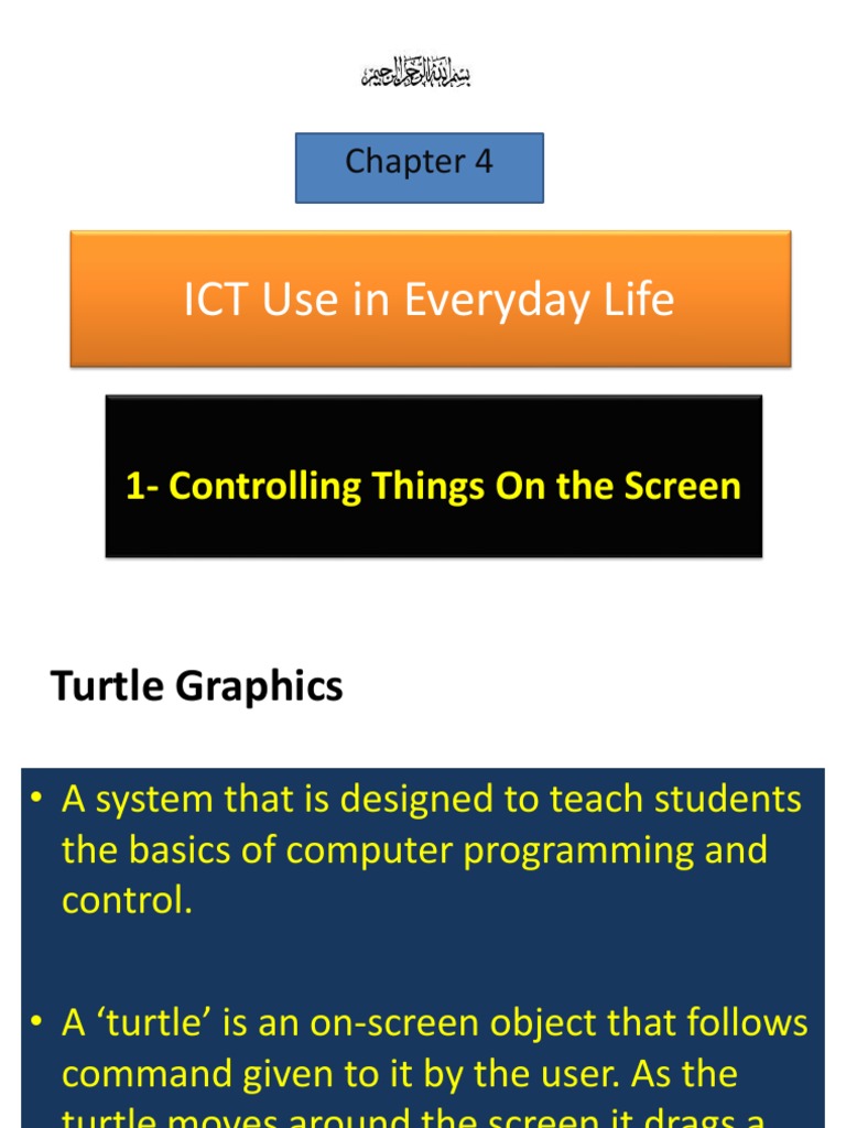 ICT Use in Everyday Life Computer Simulation Control System