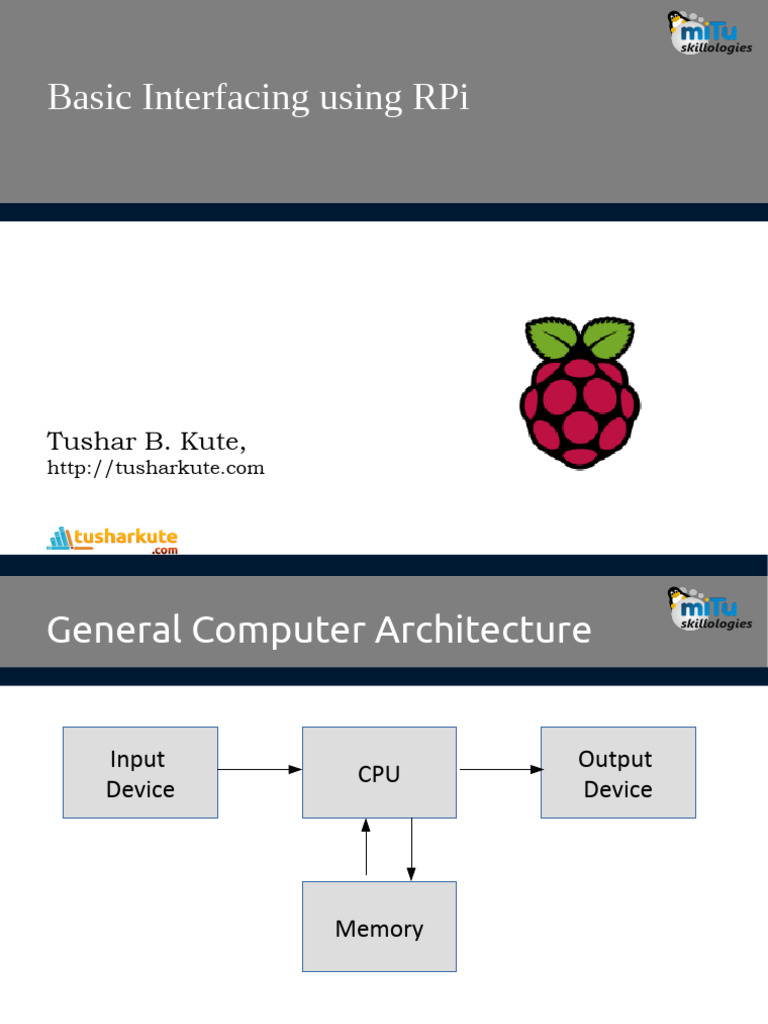 Raspberry Pi Basic Interfacing Guide | PDF | Sensor | Actuator