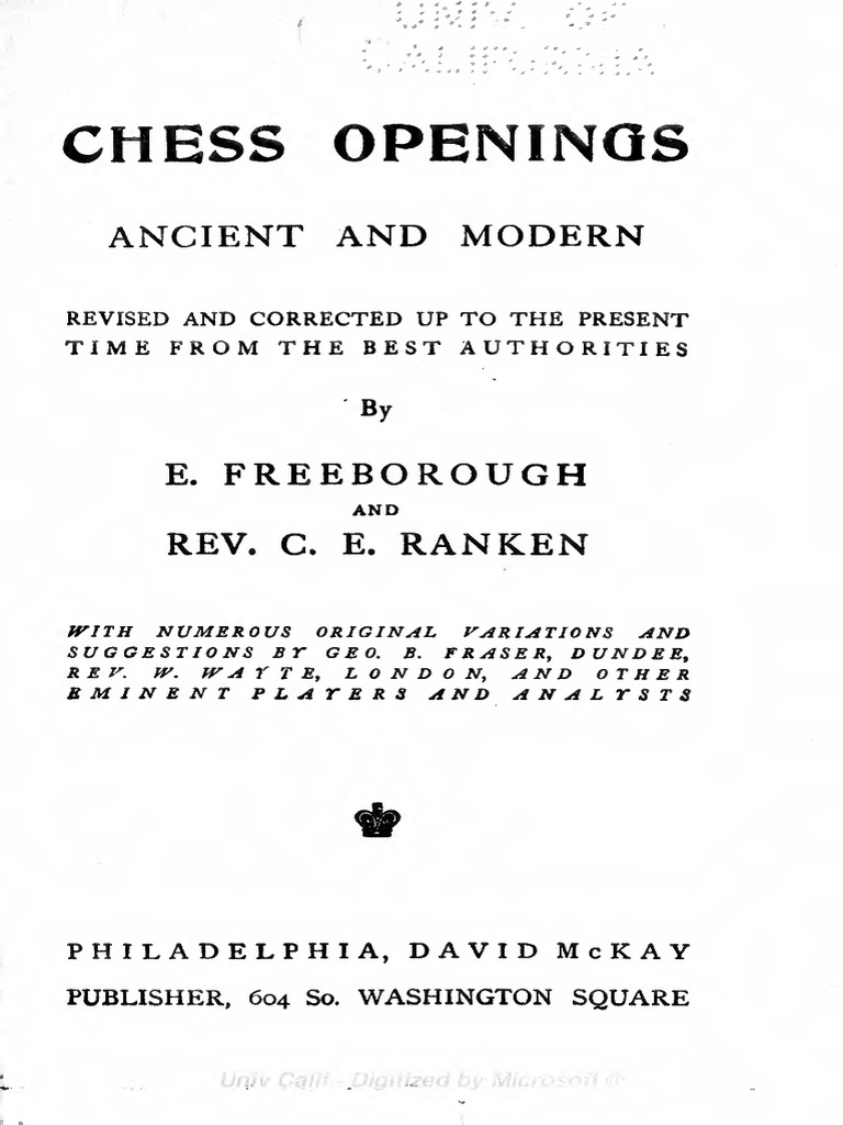 Chess Openings: Ancient to Modern Variations | PDF | Chess Openings | Chess