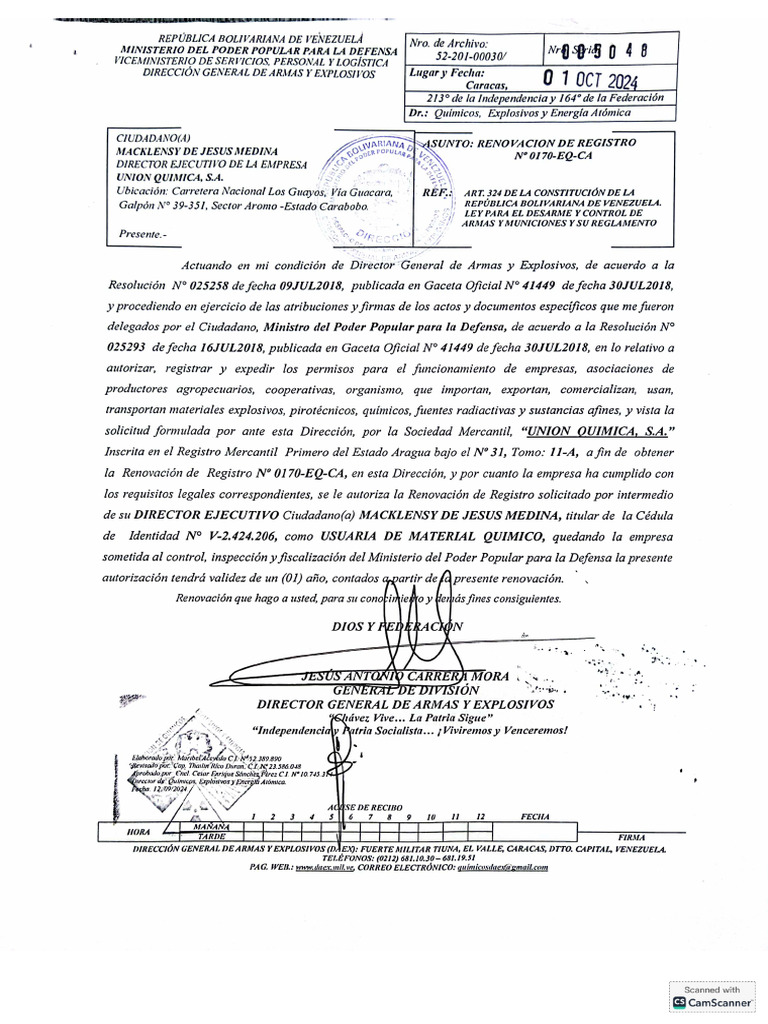 Permiso Del Daex 2024 | PDF